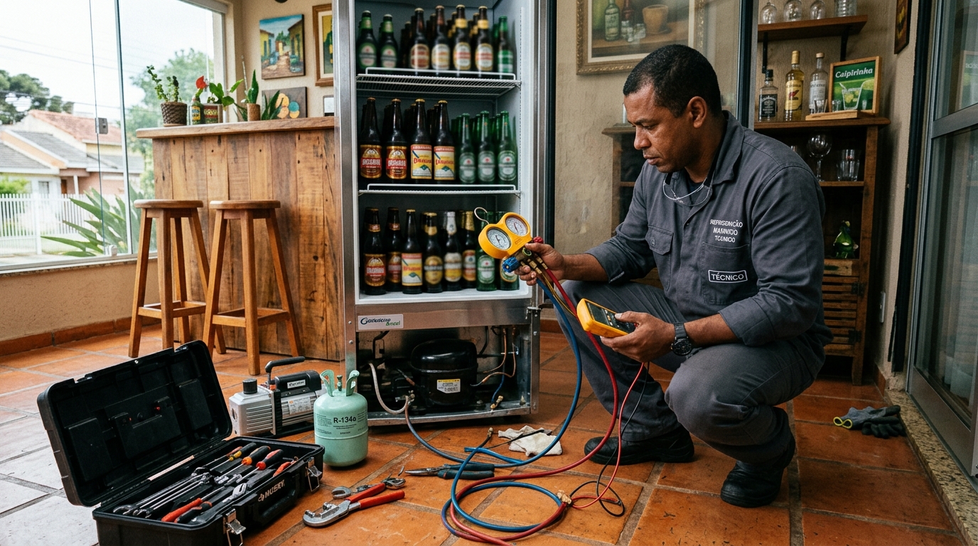 Técnico de refrigeração comercial perto de mim em Suzano‑SP