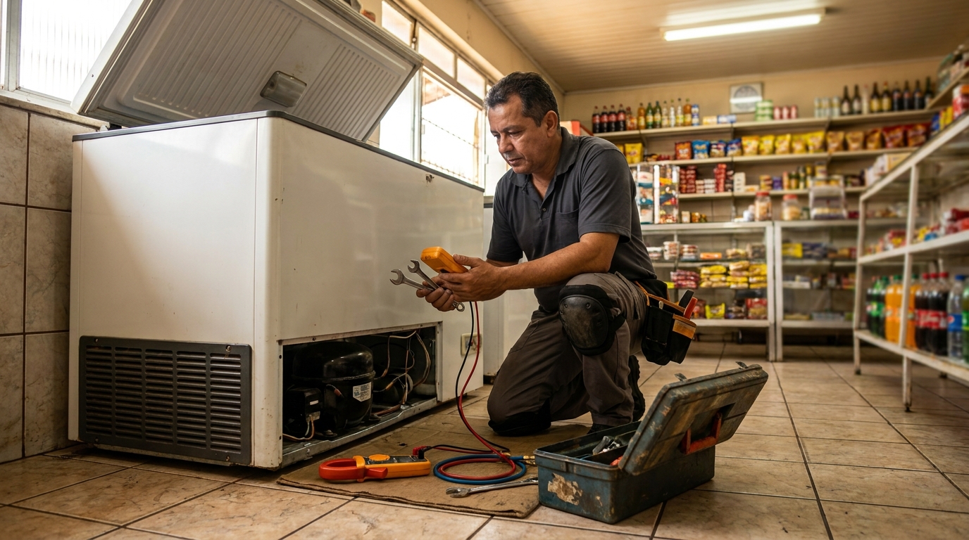 Técnico de freezer perto de mim em Suzano‑SP